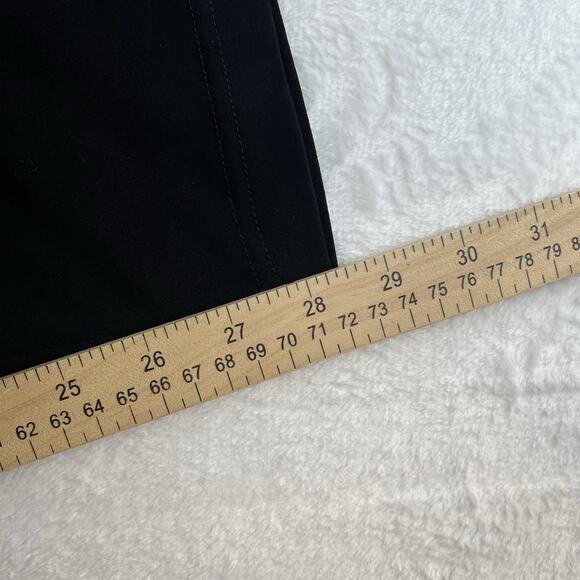 IC COLLECTION By Connie K Plus 2X High Rise Wide Leg Pants Black Heavy Ponte - Picture 12 of 13